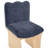 Cassady Chenille Fabric Upholstered Dining Chair-308189195-308189299