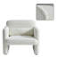 Modern Style Velvet Fabric Sofa with Support Pillow for Office, Living Room And Bedroom-1040686864