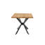Akiria 4 Person Dining set - a Rectangular Wooden Dining Table with Metal Legs and a Set of 4 Quilted Velvet Dining Chairs for Dining Room - Modern Dining Table Set-1753309814