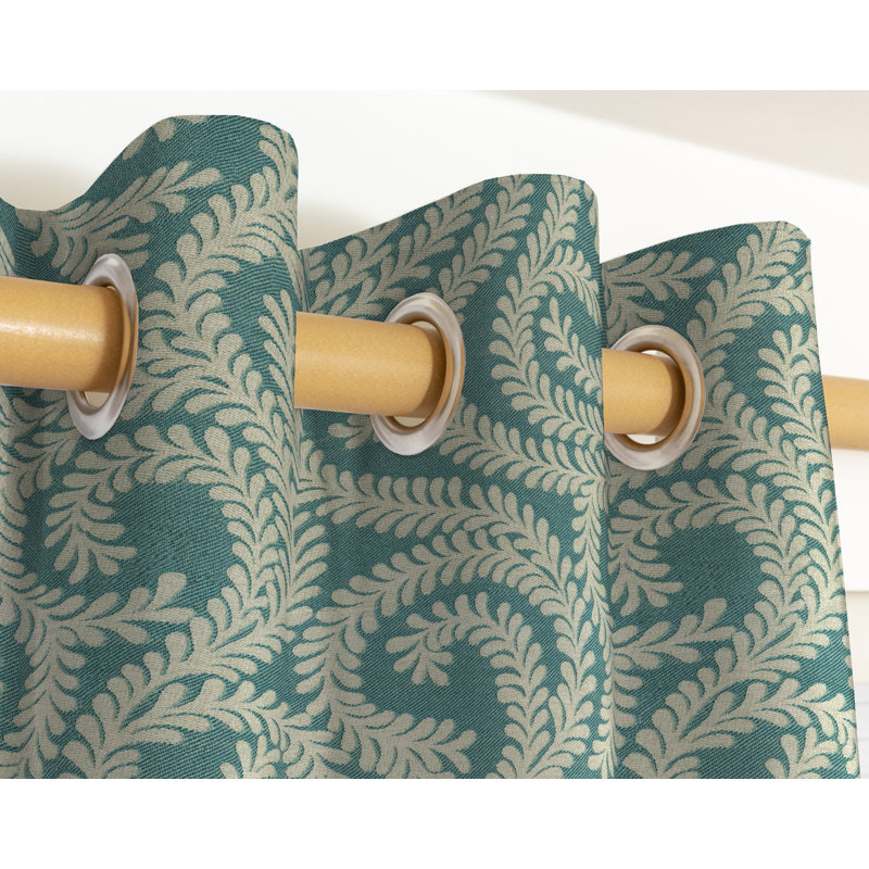Holoman Blackout Curtain Pair, Width 116 x Drop 228cm, Teal