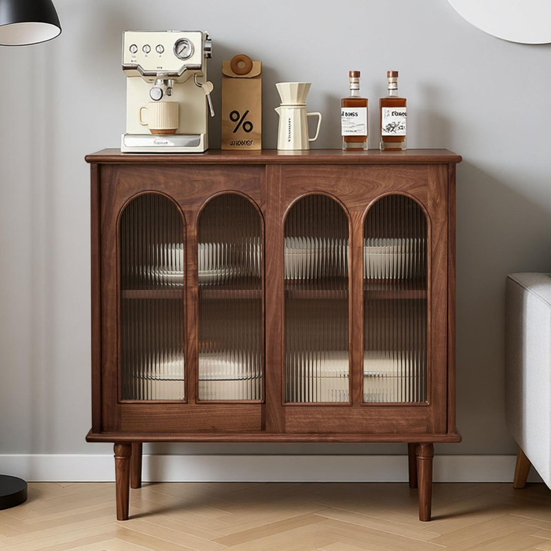 Commode de rangement rétro de style français, H 35,43 po x l 35,43 po x P 15,74 po