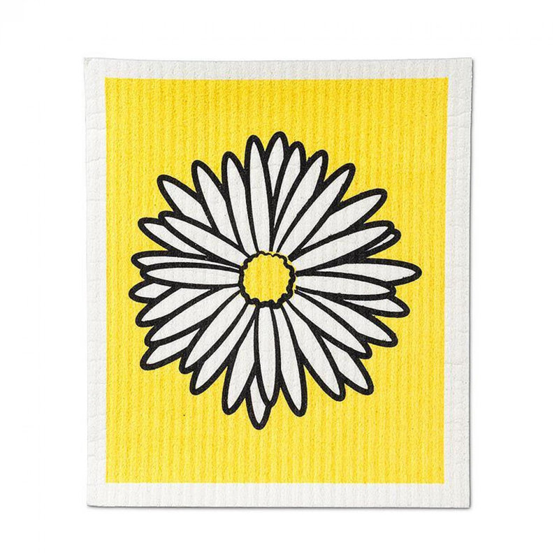 Ensemble de 2 débarbouillettes à motif marguerite