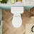 19.5''Tall Comfortable SeatHeight Round Two-Piece Floor Mounted Toilet (Seat Included)-100864814