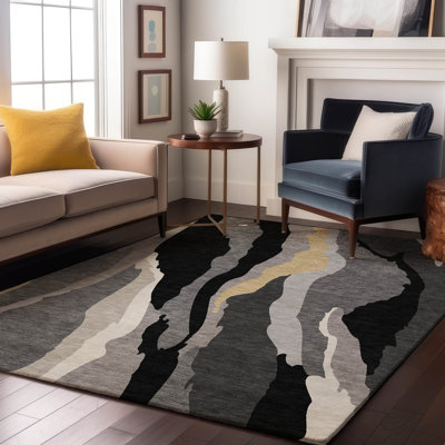 Premium Machine Washable Cossette AMF1047 Waves Rug