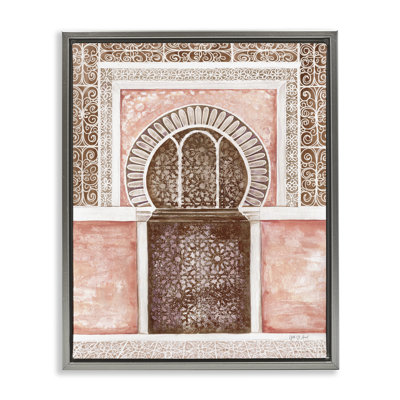 Art mural sur toile flottante marocaine en alcôve encadrée par Yvette St. Amant