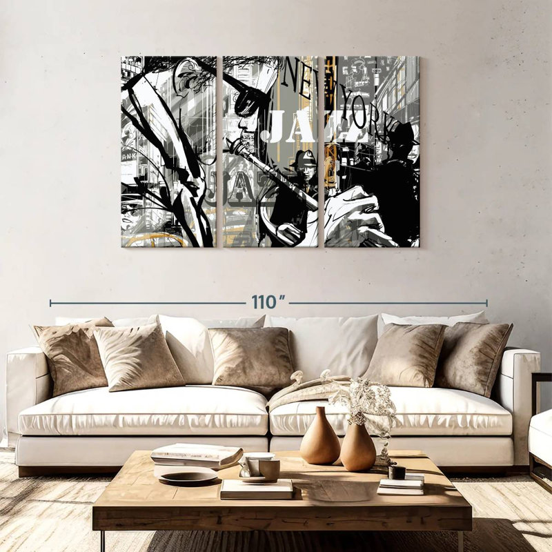 Abarca New York Jazz, 48" H x 74" W