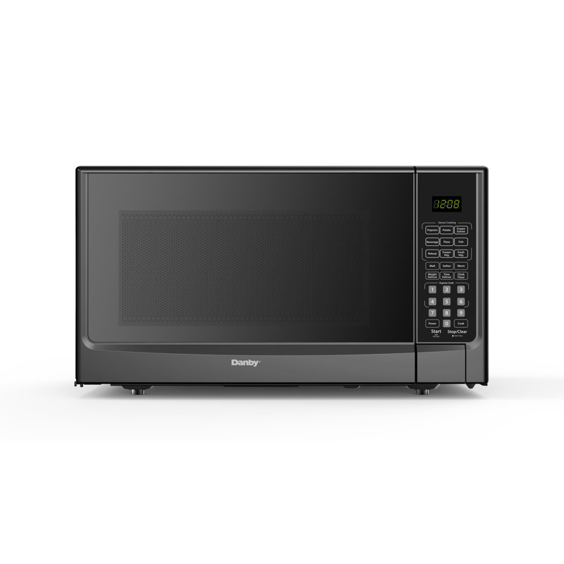 Danby 1.4 Cubic Feet 1000 Watt Countertop Microwave with Sensor Cooking, Black