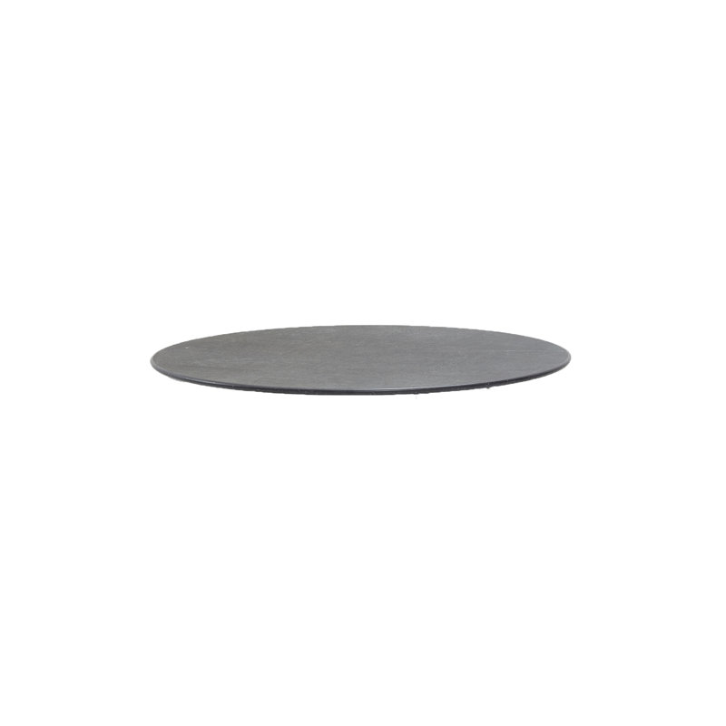 Twist Outdoor Round Coffee Table, Gray, 27.6", Lava Gray