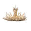 Two-Tier Wood Chandelier