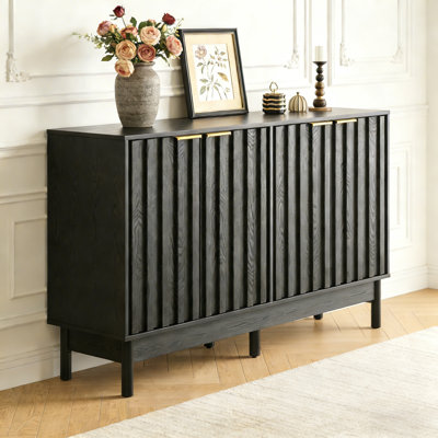 Buffet avec portes et tablettes réglables