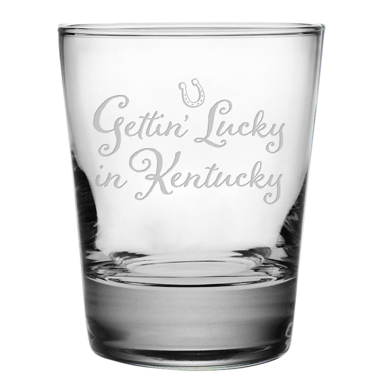 Gettin' Lucky In Kentucky 13.25oz. Whiskey Glass Set