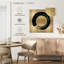 Black Zen Circle On Gold I-109366661