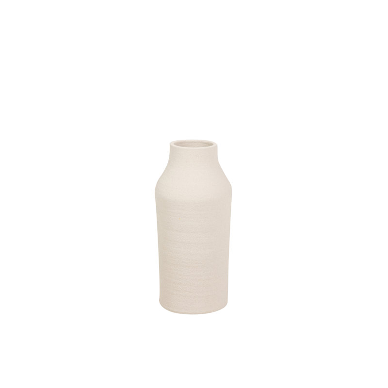 CERAMIC VASE, 40cm, Beige
