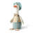 15.75"H Spring Fabric Boy Duck Figurine