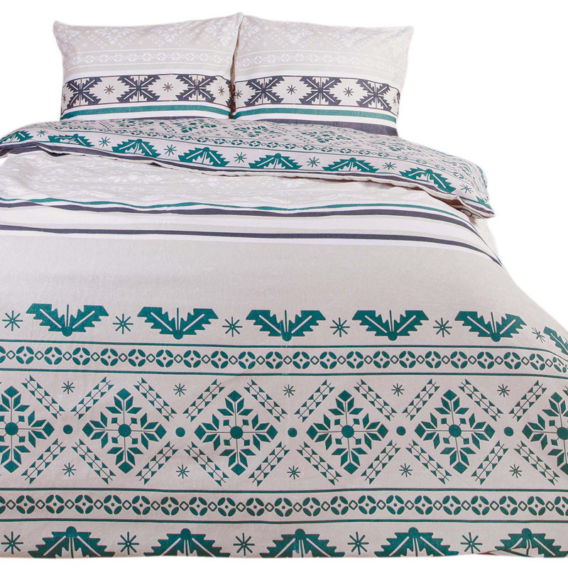 Cotton Duvet Cover Set with Pillow Shams