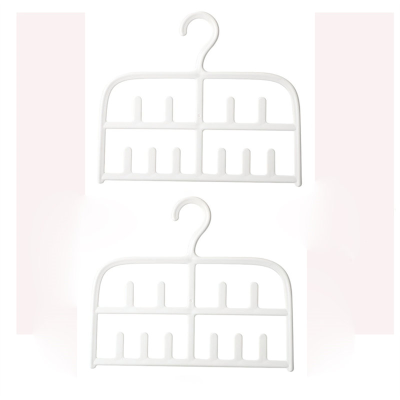 Cintre antidérapant double couche et multifonctionnel, 2