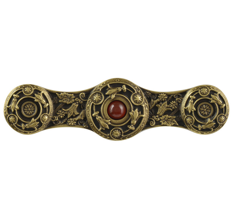 Jewels II Bar / Handle Pull, Antique Brass