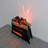 23" Electric Fireplace, 3D Log Set Insert, Infrared Fireplace Heater For Indoor