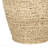 Table Lamp - 25" Rattan Table Lamp with Beige Linen Shade, Tropical Style