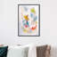 Couleurs abstraites dans la neige II - peinture sur toile-50778810-50778811