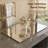LED Full Length Wall Mirror, Symmetrical Arch Design With Frosted Glass Border, Dimmable Temperature Lighting, Copper-Free Glass, Hardwired Or Plug-In