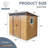 6 X 5Ft Metal Storage For Lawn With Ventilation Design - Fresh Air 6Ft Shed Patio To Elements-125768946