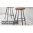 Concord Backless Wood Bar Stools - Set Of 2 In Black-94387539-94387538