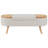 Jurre Rattan Upholstered Storage Bench with Flip Top -1863600334
