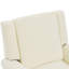 Fauteuils inclinables compacts en chenille, chaise berçante pivotante moderne pour la maison, blanc