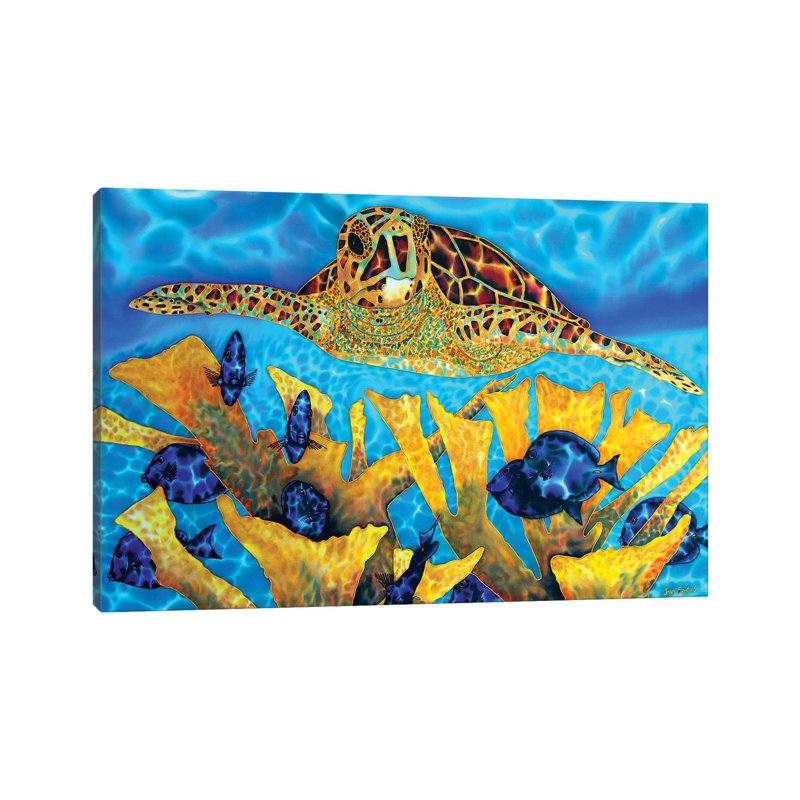 Hawksbill & Tangs Daniel Jean-Baptiste by Daniel Jean-Baptiste - Wrapped Canvas Print, 20.32 cm H x 30.48 cm W