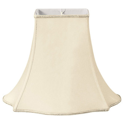 Abat-jour cloche en soie / shantung (araignée)