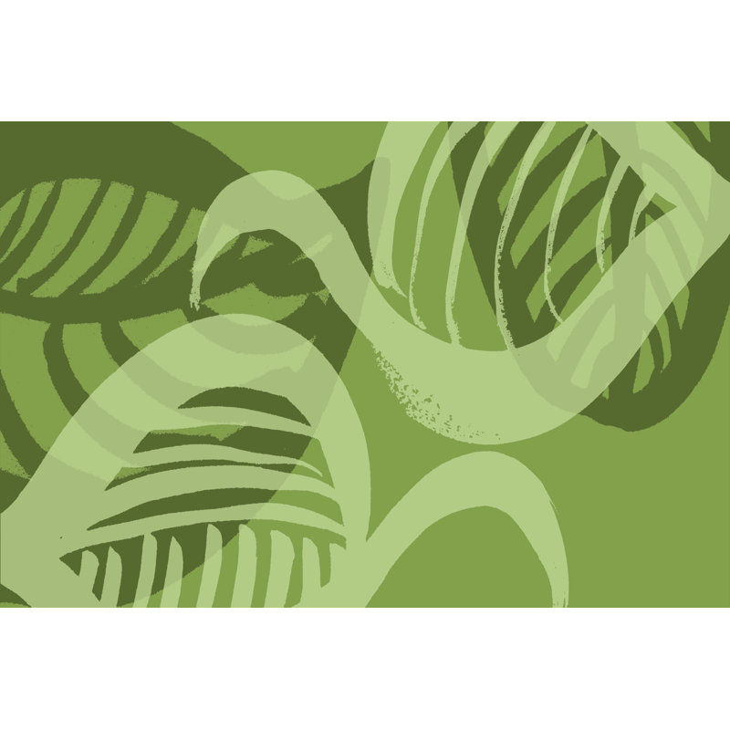 Shades Of Green IV by Alicia Ludwig - Wrapped Canvas Print, 46cm H x 30cm W x 3.8cm D