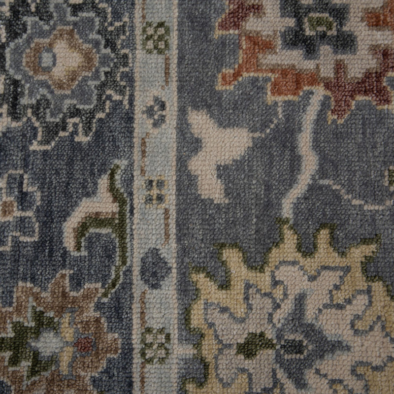 Tapis 100% laine nouée à la main, Rectangulaire 2 pi x 3 pi