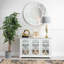 Violetta 40cm Wide Sideboard, 3 Drawer Wooden Buffet Cabinet with Mirrored Tabletop
