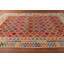 Tapis kilim en laine à tissage plat 8 x 11