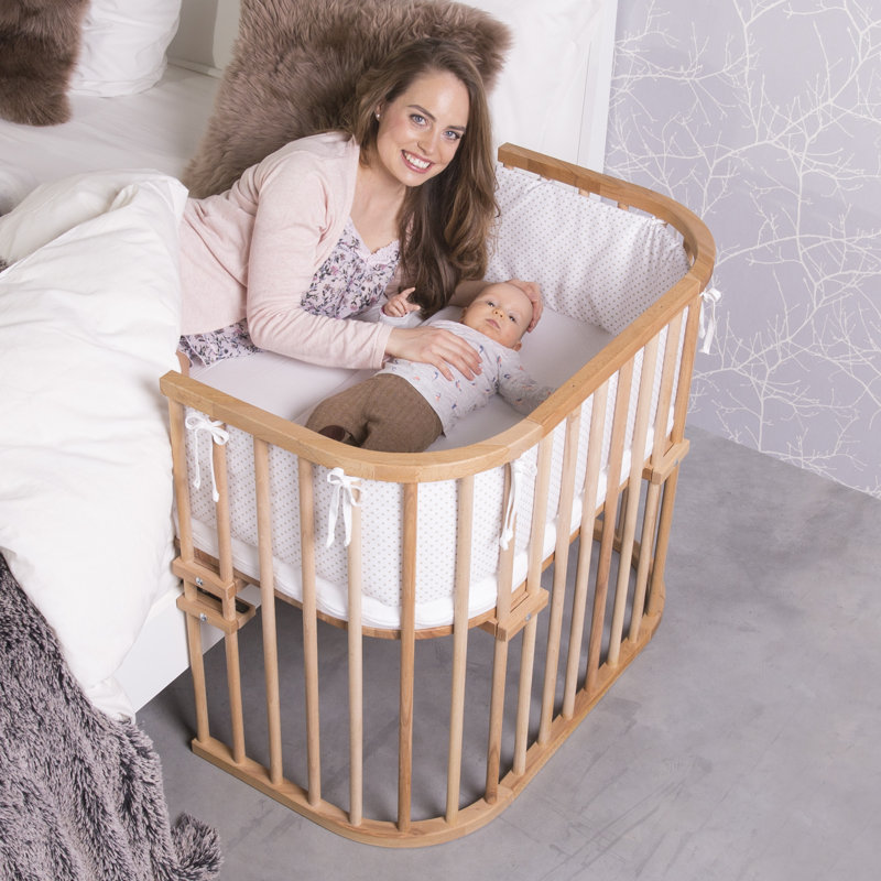 Babybay Maxi Co-Sleeper, Natural oil finish