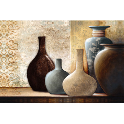 Soft Warm Vessels - Wrapped Canvas Print