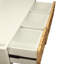 Banc blanc avec rangement
