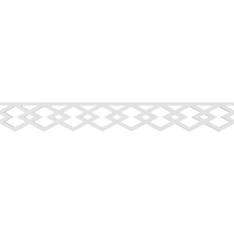 Garniture de couloir en PVC de qualité architecturale Hadley, H 6 po x L 48 po x P 0,63 po