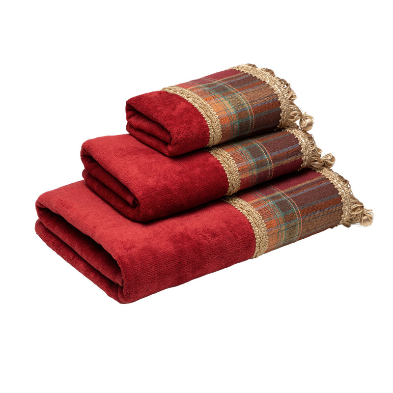 Cotton Jacquard, Red