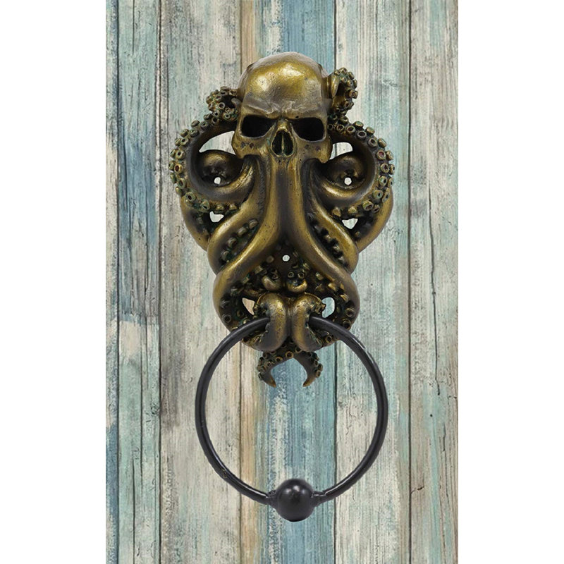 Bermuda Triangle Ocean Monster Octopus Door Knocker
