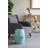D13x18" Ceramic Barrel Stool With Cutout Design-308592941