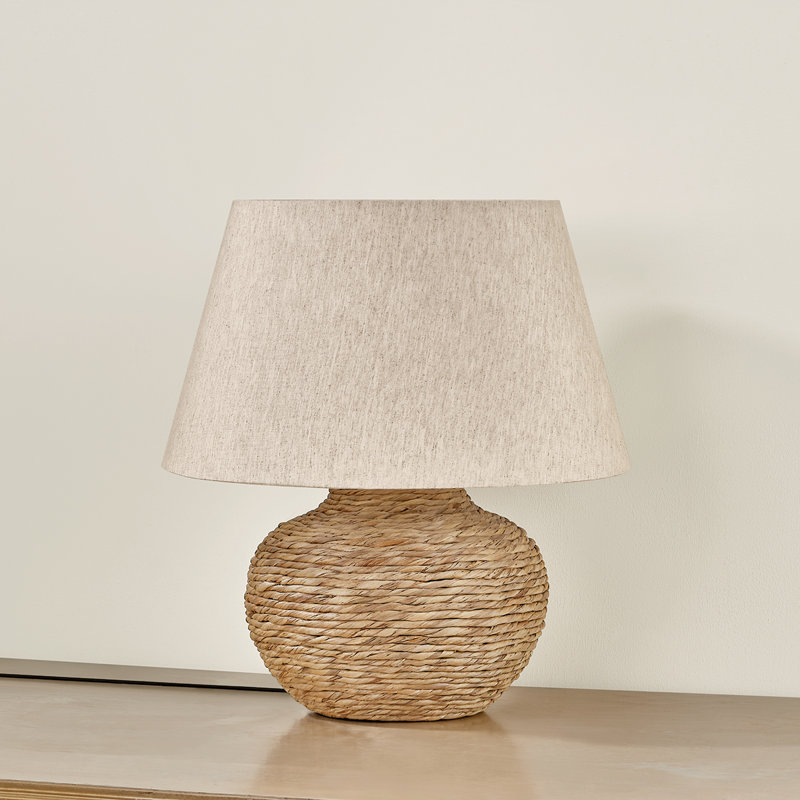 Troy Lighting Malik 20 inch wide 1 Light Table Lamp in Patina Brass