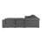 Crasia 5 Piece Top Grain Italian Leather Reclining Sectional-88076283