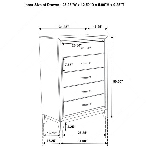 Dimensions du produit