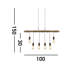 Arden 6-Light Kitchen Island Chandelier