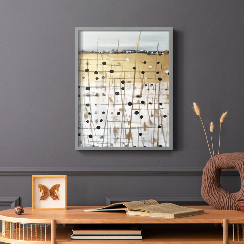 ABSTRACT Series CMXV III - Reproduction encadrée de qualité supérieure - prête à être accrochée - aucun clou requis ABAI52539
