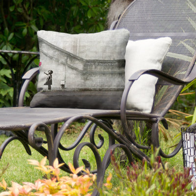 Outdoor Reversible Throw Pillow