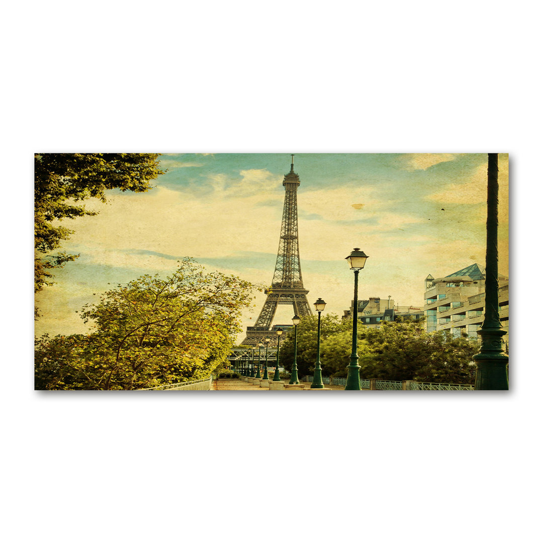 Eiffel Tower Paris - Wrapped Canvas Print