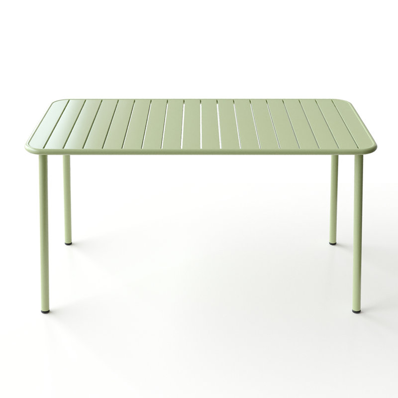 Table de salle à manger Sella, Vert givré